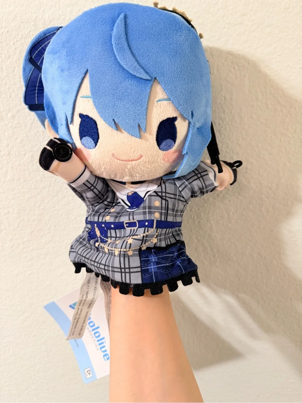 Hoshimachi Suisei Hololive Furyu hand puppet plush from Round 1
